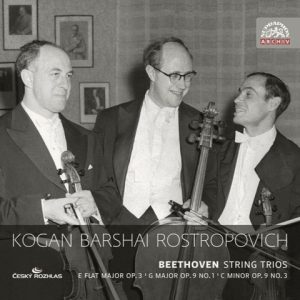 弦乐三重奏 Op.3、Op.9 第 1、3 号（单声道） 唱片封面
